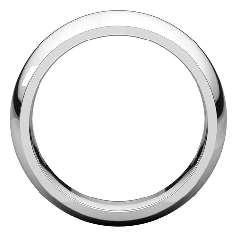 Sterling Silver 7mm Comfort Fit Band, Size 4