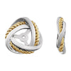 14k White Gold & 14k Yellow Gold Plated Earring Jackets 14k White Gold & 14k Yellow Gold Plated Earring Jackets
