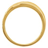 14k Yellow Gold 11.5mm Hammered Ring Size 10 14k Yellow Gold 11.5mm Hammered Ring Size 10