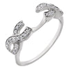 14k White Gold 1/4 ctw. Diamond Ring Guard, Size 7 14k White Gold 1/4 ctw. Diamond Ring Guard, Size 7