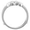 14k White Gold Ring Guard, Size 6 14k White Gold Ring Guard, Size 6