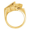 14k Yellow Gold Freeform Ring , Size 6 14k Yellow Gold Freeform Ring , Size 6