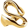Metal Fashion Ring in 14k Yellow Gold ( Size 6 ) Metal Fashion Ring in 14k Yellow Gold ( Size 6 )