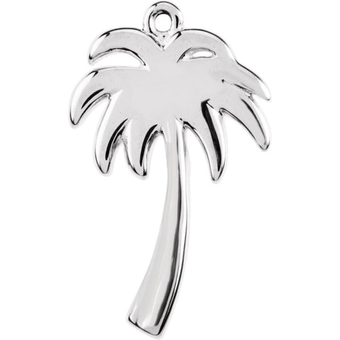 Sterling Silver Petite Palm Tree Dangle