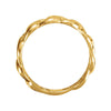14k Yellow Gold 9.5mm Link Design Band, Size 6 14k Yellow Gold 9.5mm Link Design Band, Size 6
