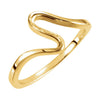 Metal Fashion Ring in 14k Yellow Gold ( Size 6 ) Metal Fashion Ring in 14k Yellow Gold ( Size 6 )