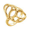 Metal Fashion Ring in 14k Yellow Gold ( Size 6 ) Metal Fashion Ring in 14k Yellow Gold ( Size 6 )