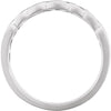14k White Gold Fancy Band, Size 6 14k White Gold Fancy Band, Size 6
