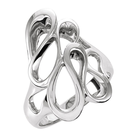14k White Gold Ring, Size 6 14k White Gold Ring, Size 6