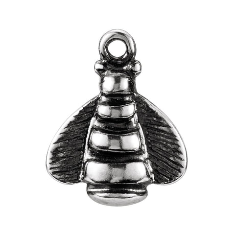 Sterling Silver Bumble Bee Design Dangle Component Sterling Silver Bumble Bee Design Dangle Component