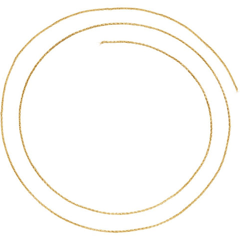 14k Yellow Gold .9mm Wheat 16" Chain 14k Yellow Gold .9mm Wheat 16" Chain