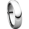 Sterling Silver 5mm Comfort Fit Band, Size 5