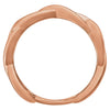 14k Rose Gold Infinity-Inspired Ring, Size 7 14k Rose Gold Infinity-Inspired Ring, Size 7