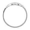 14k White Gold Initial Rings, Size 6 14k White Gold Initial Rings, Size 6