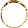 14k Yellow Gold Initial Rings, Size 6 14k Yellow Gold Initial Rings, Size 6