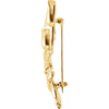 14k Yellow Gold Flower Design Brooch 14k Yellow Gold Flower Design Brooch