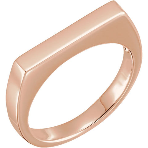 14k Rose Gold Stackable Ring, Size 7 14k Rose Gold Stackable Ring, Size 7