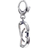 Sterling Silver Enamel Sunglasses Charm Sterling Silver Enamel Sunglasses Charm
