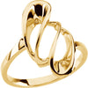 Metal Fashion Ring in 14k Yellow Gold ( Size 6 ) Metal Fashion Ring in 14k Yellow Gold ( Size 6 )