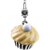 17.00x15.00 mm Cupcake Charm in Sterling Silver 17.00x15.00 mm Cupcake Charm in Sterling Silver