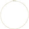 14k Yellow Gold 1mm Diamond Cut Cable 16" Chain 14k Yellow Gold 1mm Diamond Cut Cable 16" Chain