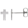 Cross Earrings in 14K White Gold Cross Earrings in 14K White Gold