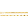 3.5 mm Solid Anchor Chain Bracelet in 14k Yellow Gold ( 7-Inch )