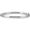 Hinged Bangle Bracelet in Sterling Silver Hinged Bangle Bracelet in Sterling Silver