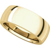 18k Yellow Gold 8mm Heavy Comfort Fit Band, Size 7