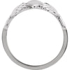 Sterling Silver 12x14mm Ladies Claddagh Ring, Size 7 Sterling Silver 12x14mm Ladies Claddagh Ring, Size 7