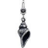 Sterling Silver 30x8mm Seashell Charm Sterling Silver 30x8mm Seashell Charm