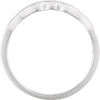 14k White Gold Lattice Design Band, Size 6 14k White Gold Lattice Design Band, Size 6