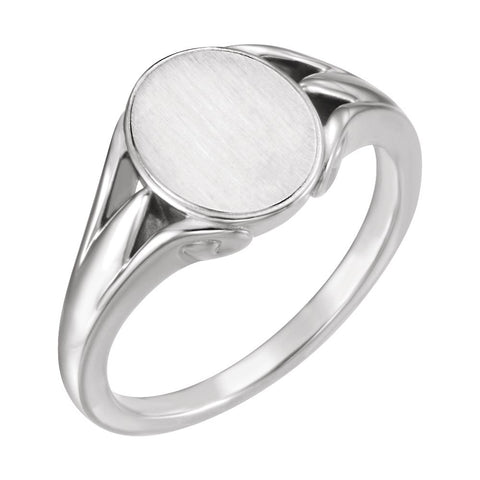 Sterling Silver Signet Ring , Size 11