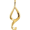 Metal Fashion Pendant in 14k Yellow Gold Metal Fashion Pendant in 14k Yellow Gold