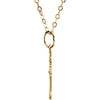 14k Yellow Gold 16x10mm Youth Cross 15" Necklace & Packaging 14k Yellow Gold 16x10mm Youth Cross 15" Necklace & Packaging