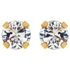14k Yellow Gold Cubic Zirconia Inverness Piercing Earrings 14k Yellow Gold Cubic Zirconia Inverness Piercing Earrings