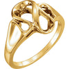Metal Fashion Ring in 14k Yellow Gold ( Size 6 ) Metal Fashion Ring in 14k Yellow Gold ( Size 6 )