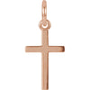 Posh Mommy Cross Charm in 14k Rose Gold Posh Mommy Cross Charm in 14k Rose Gold