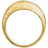 14k Yellow Gold 12mm Hammered Dome Ring, Size 7 14k Yellow Gold 12mm Hammered Dome Ring, Size 7
