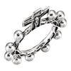 Sterling Silver Rosary Ring, Size 7 Sterling Silver Rosary Ring, Size 7