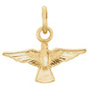 12.00x18.00 mm Holy Spirit Pendant in 14K Yellow Gold 12.00x18.00 mm Holy Spirit Pendant in 14K Yellow Gold