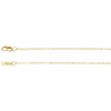 14k Yellow Gold 1.2mm Cable 16" Chain