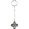 Sterling Silver 30X29mm Four-Way Medal Key Chain Sterling Silver 30X29mm Four-Way Medal Key Chain