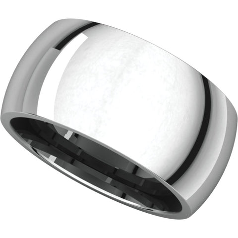 Sterling Silver 12mm Comfort Fit Band, Size 5