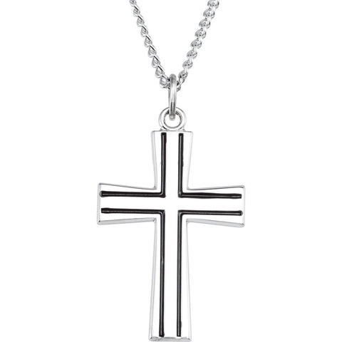 Sterling Silver Cross Necklace Sterling Silver Cross Necklace