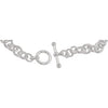 Sterling Silver Cable 5.5" Bracelet with Toggle Clasp Sterling Silver Cable 5.5" Bracelet with Toggle Clasp