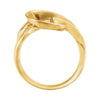 14k Yellow Gold Freeform Ring, Size 6 14k Yellow Gold Freeform Ring, Size 6