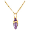 18k Yellow Gold Vermeil Amethyst 18" Necklace 18k Yellow Gold Vermeil Amethyst 18" Necklace