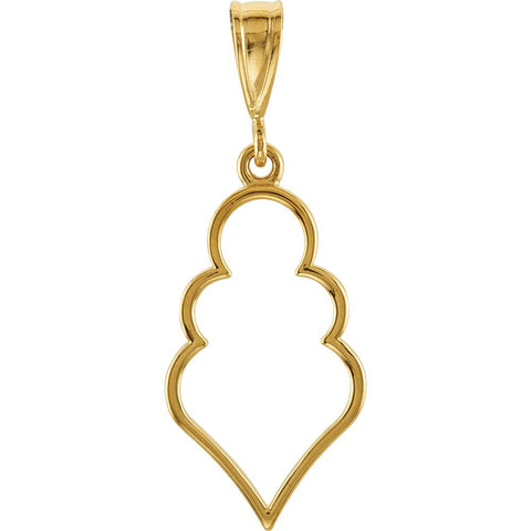 14k Yellow Gold Decorative 18" Necklace 14k Yellow Gold Decorative 18" Necklace