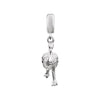 Sterling Silver 21.6x5.3mm Kera Flamingo Charm Sterling Silver 21.6x5.3mm Kera Flamingo Charm